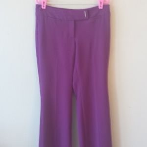 White House Black Market Bright Purple Flared Pant